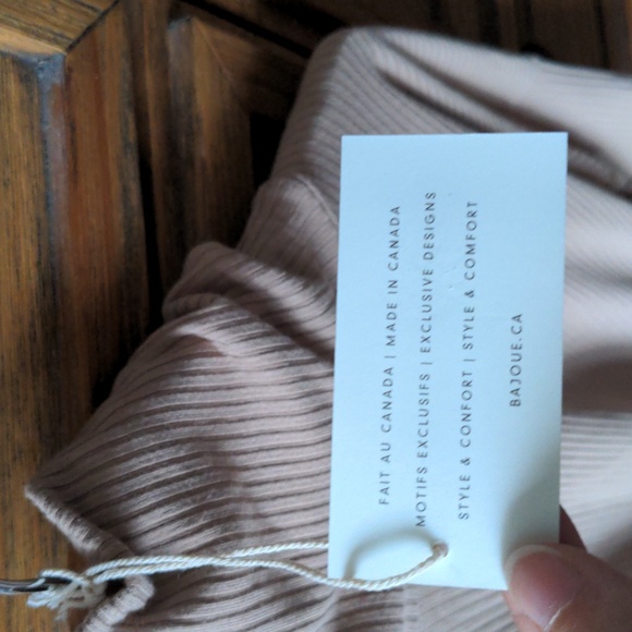 Grow-with-me turtleneck Bajoue ribbed long-sleeved top, stretchy, bamboo, winter - Picture 9 of 13